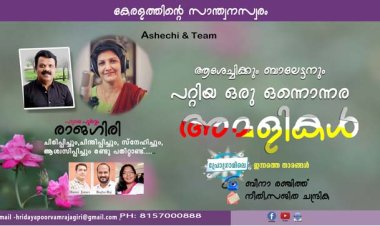 ആശേച്ചിക്കും ബാലേട്ടനും പറ്റിയ ഒരു ഒന്നൊന്നര അമളികള്‍